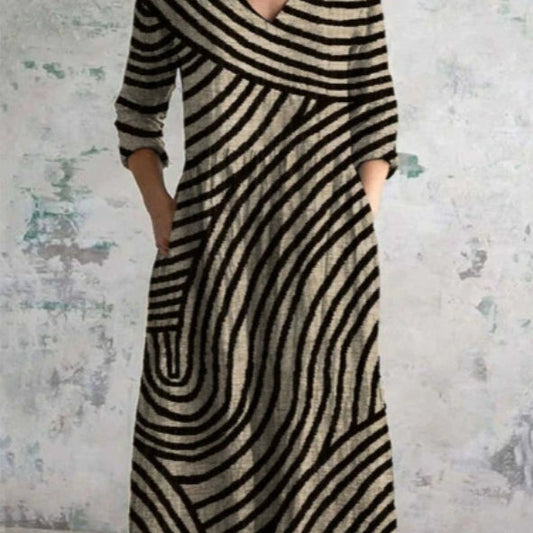 Urban Stripe Greta  Summer Maxi Dress