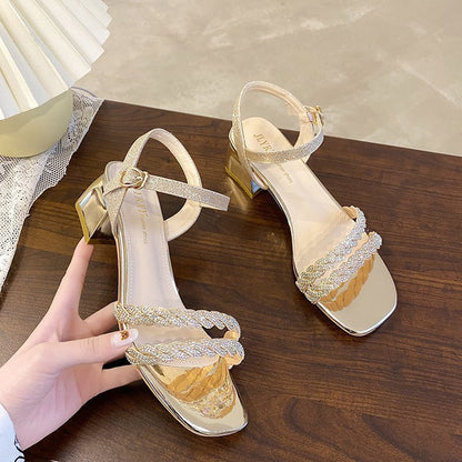 Elegant Greta  Pinterest-Inspired Heeled Sandals