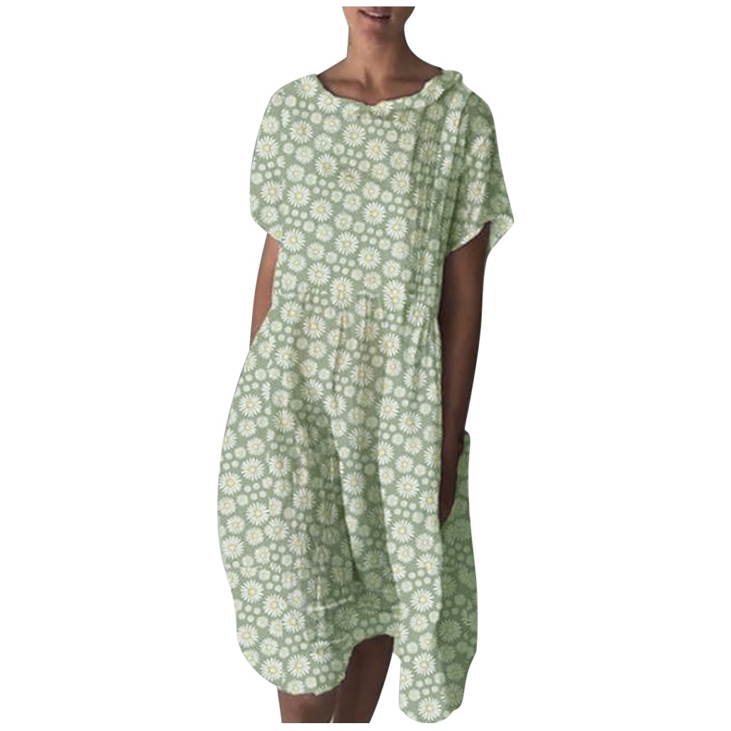Floral Cotton Blend Dress Greta  Summer