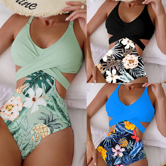 Chic Hollow Out Greta  One-Piece Bikini