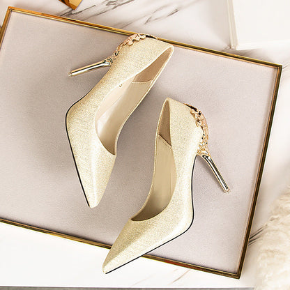 Elegant Suede High Heels by Greta 