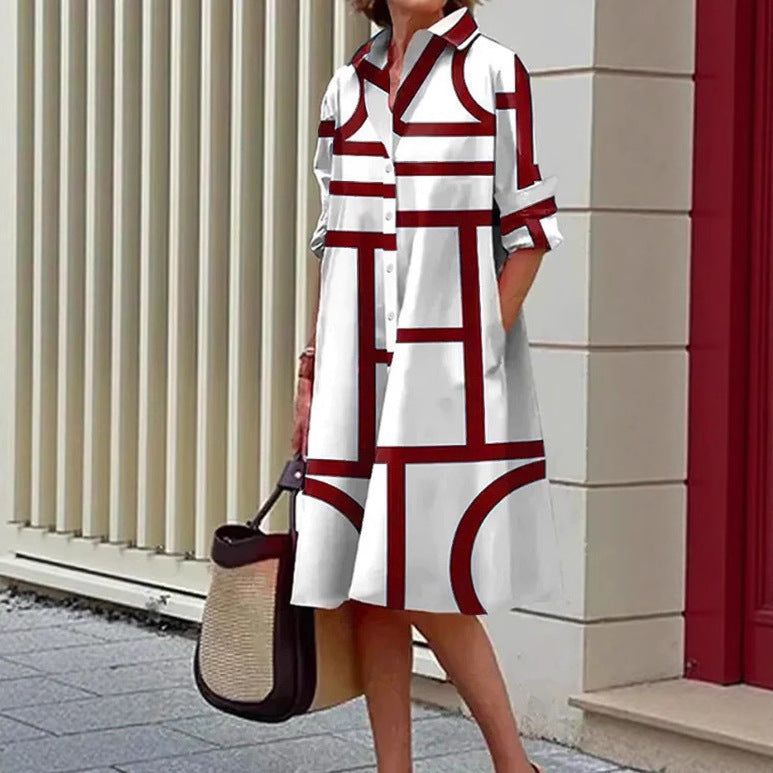Modern 3D Print Greta  Summer Dress