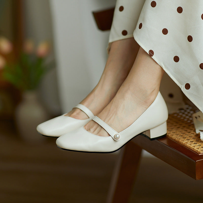 Vintage Mary Jane Thick Heel by Greta 
