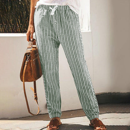 Pinterest-Inspired Greta  Striped Wide-Leg Pants