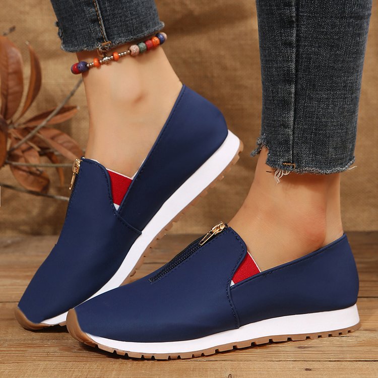 Comfort Zip Loafers by Greta 