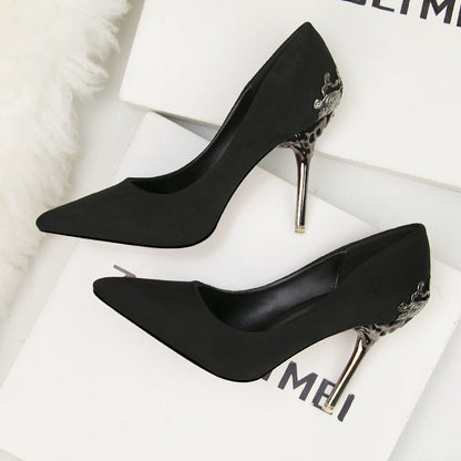 Elegant Suede High Heels by Greta 
