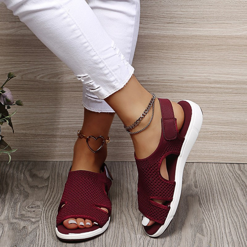 Breathable Comfort Greta  Flat Sandals