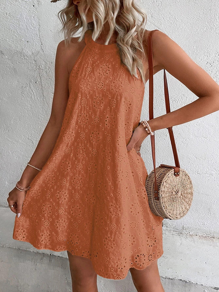 Chic Lace Sleeveless Dress Greta 