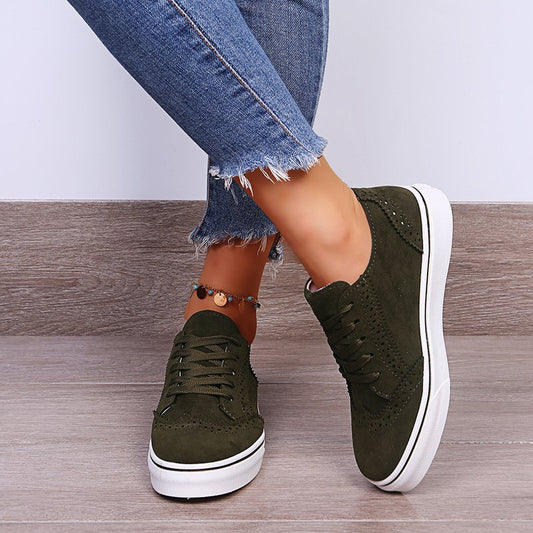 Everyday Comfort Greta  Canvas Flat Sneakers