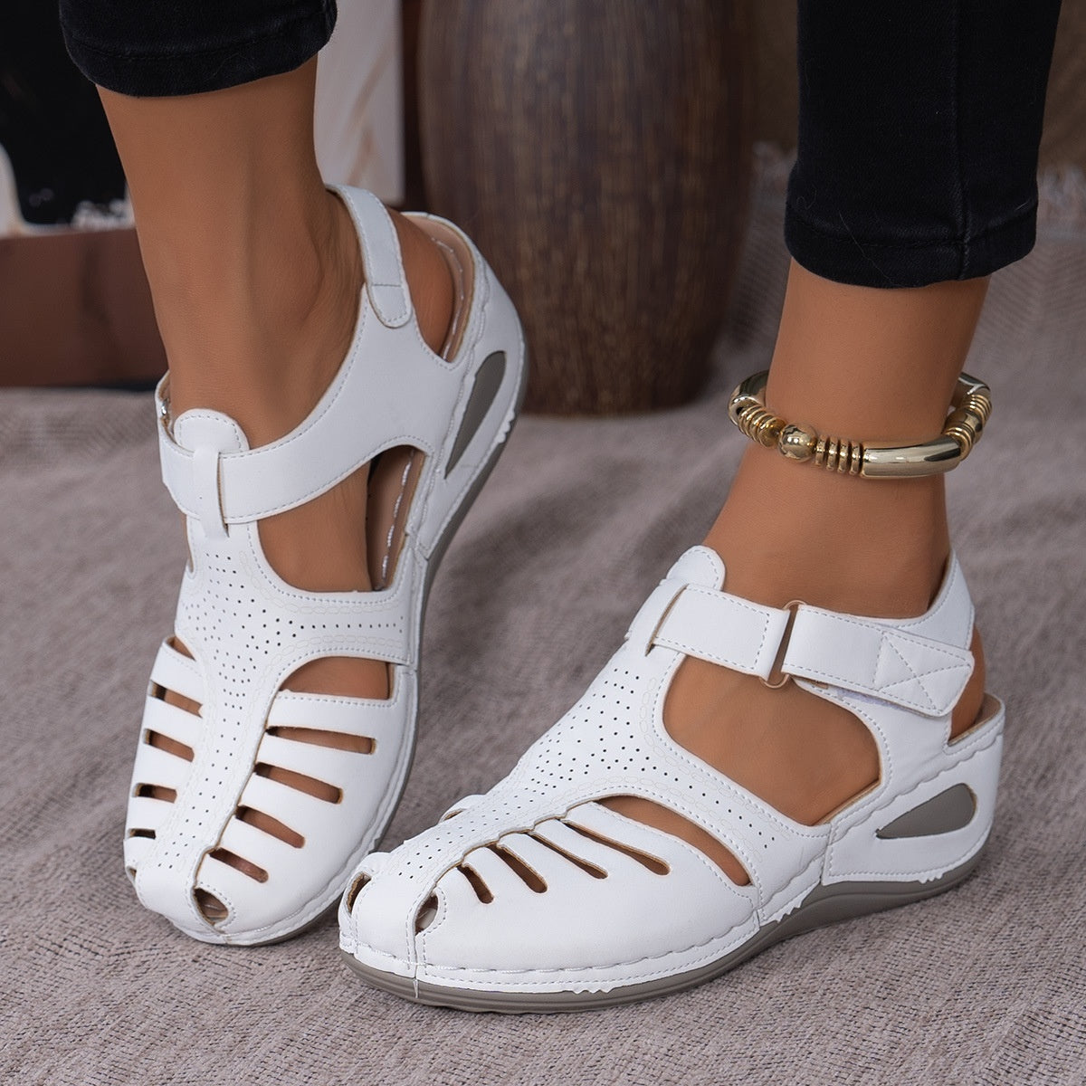 Chic Comfort Greta  Wedge Sandals