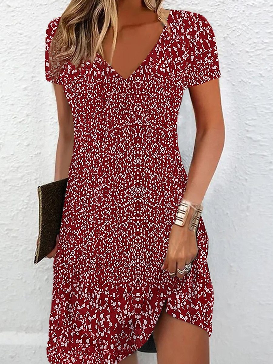Chic Summer Print Dress Greta 