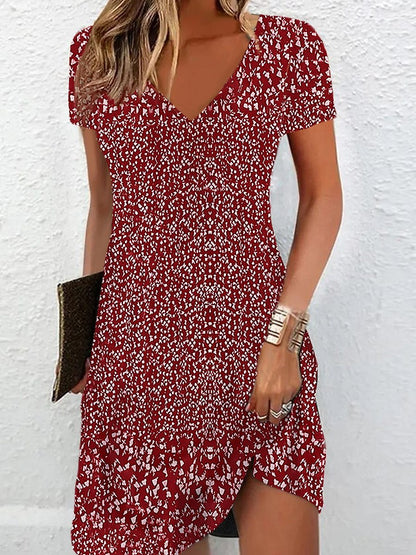 Chic Summer Print Dress Greta 