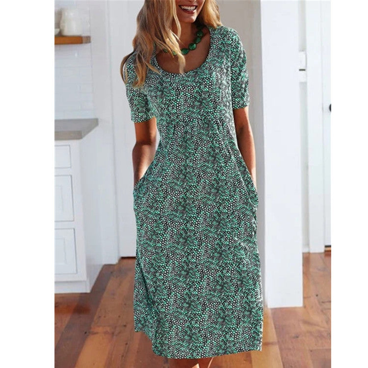 Floral Print Midi Dress by Greta 