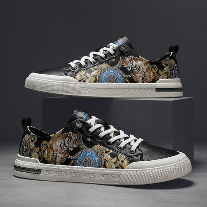 Artisan Leather Sneakers Greta  Men's Everyday