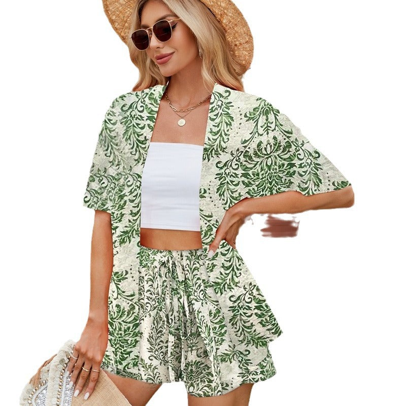 Floral Print Greta  Summer Shirt Set