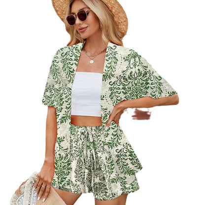 Floral Print Greta  Summer Shirt Set