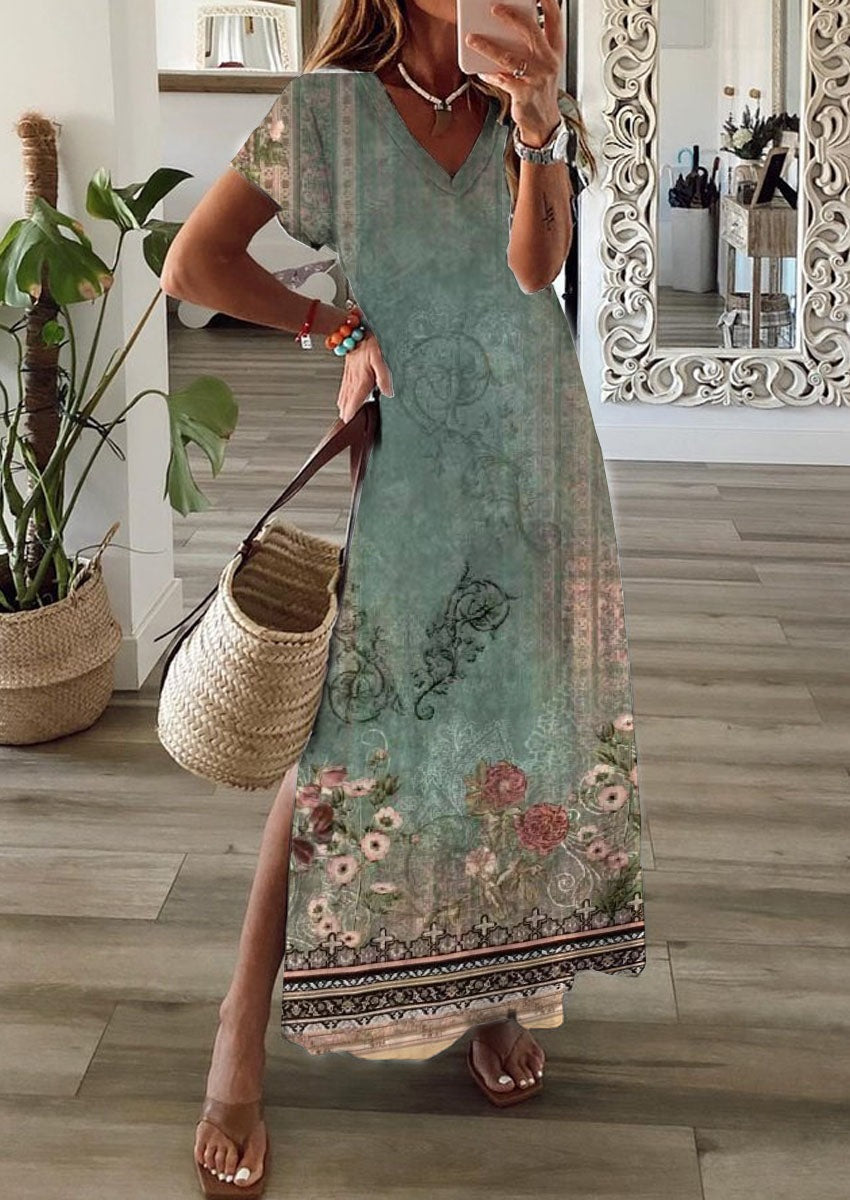 Elegant 3D Print Midi Dress by Greta 