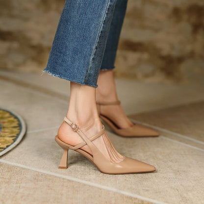 Chic Stiletto Pointed Heels by Greta 