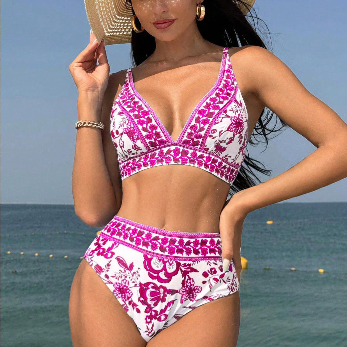 Pinterest-Inspired Greta  High Waist Bikini