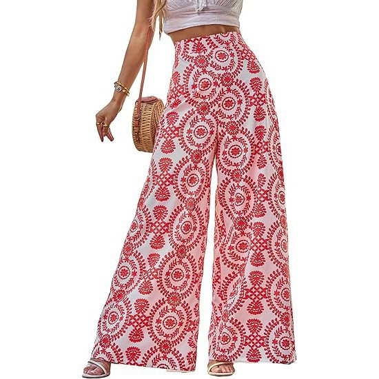 Vibrant Printed Greta  Bootcut Pants