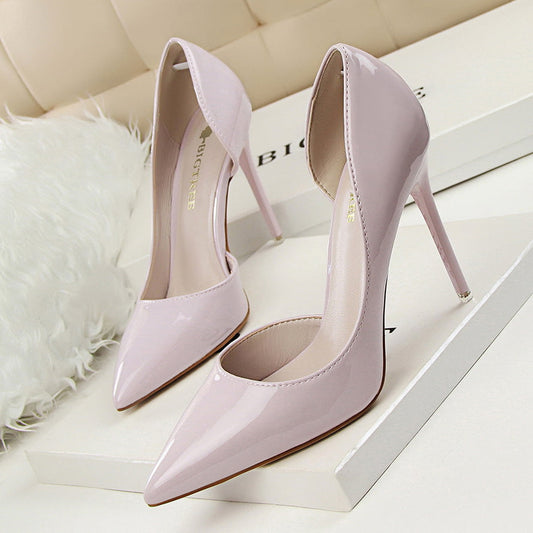 Elegant Greta  Patent Stiletto High Heels
