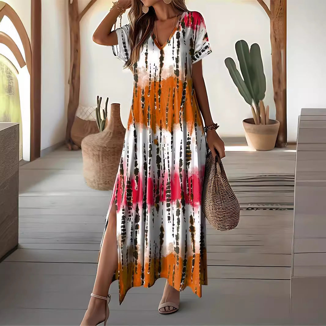 Chic Tie-Dye Maxi Dress Greta 