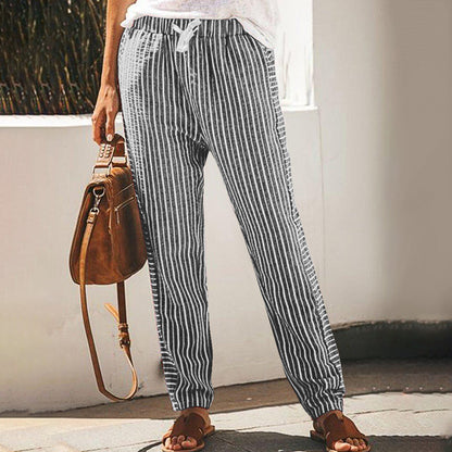 Pinterest-Inspired Greta  Striped Wide-Leg Pants