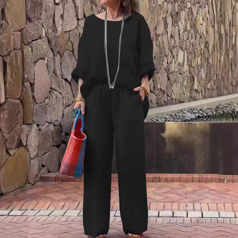 Gradient Linen Two-Piece Set by Greta 
