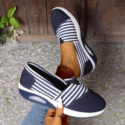 Striped Lightweight Slip-On Greta  Women's Shoes