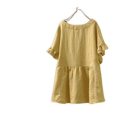 Ruffled Cotton Plus Top Greta  Pinterest-Inspired