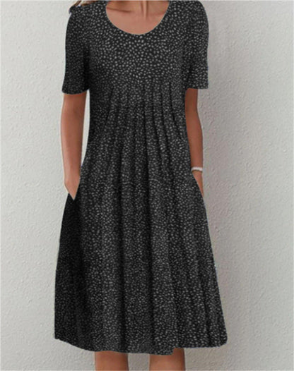 Polka Dot A-Line Dress by Greta 