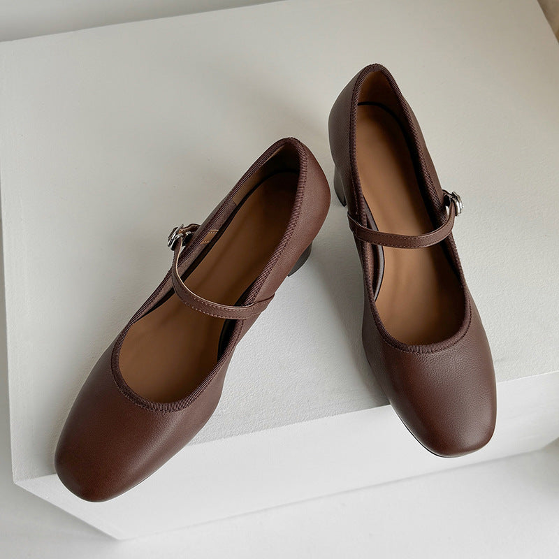 Retro Mary Jane Heels by Greta 
