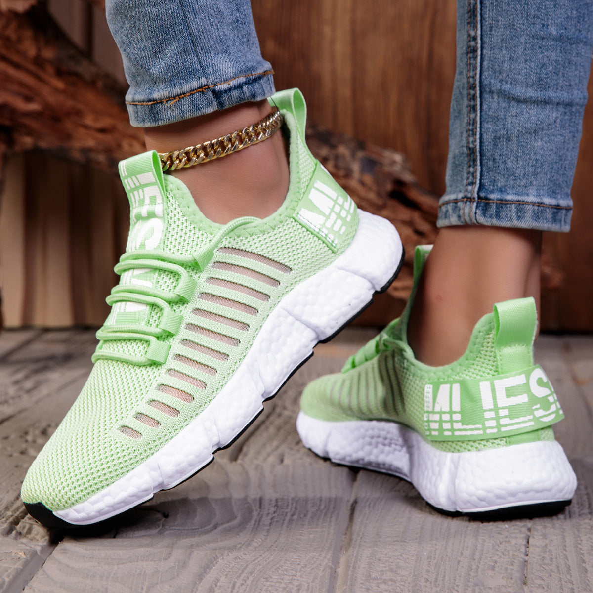 Breathable Mesh Greta  Casual Running Sneakers