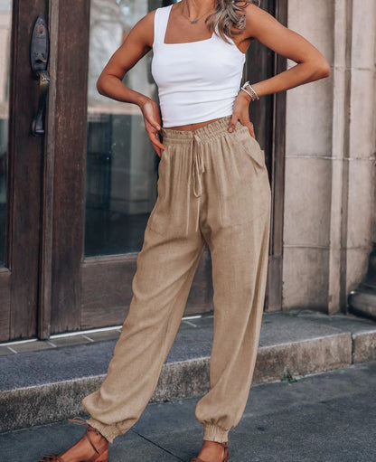 Relaxed Fit Greta  Lantern Pants