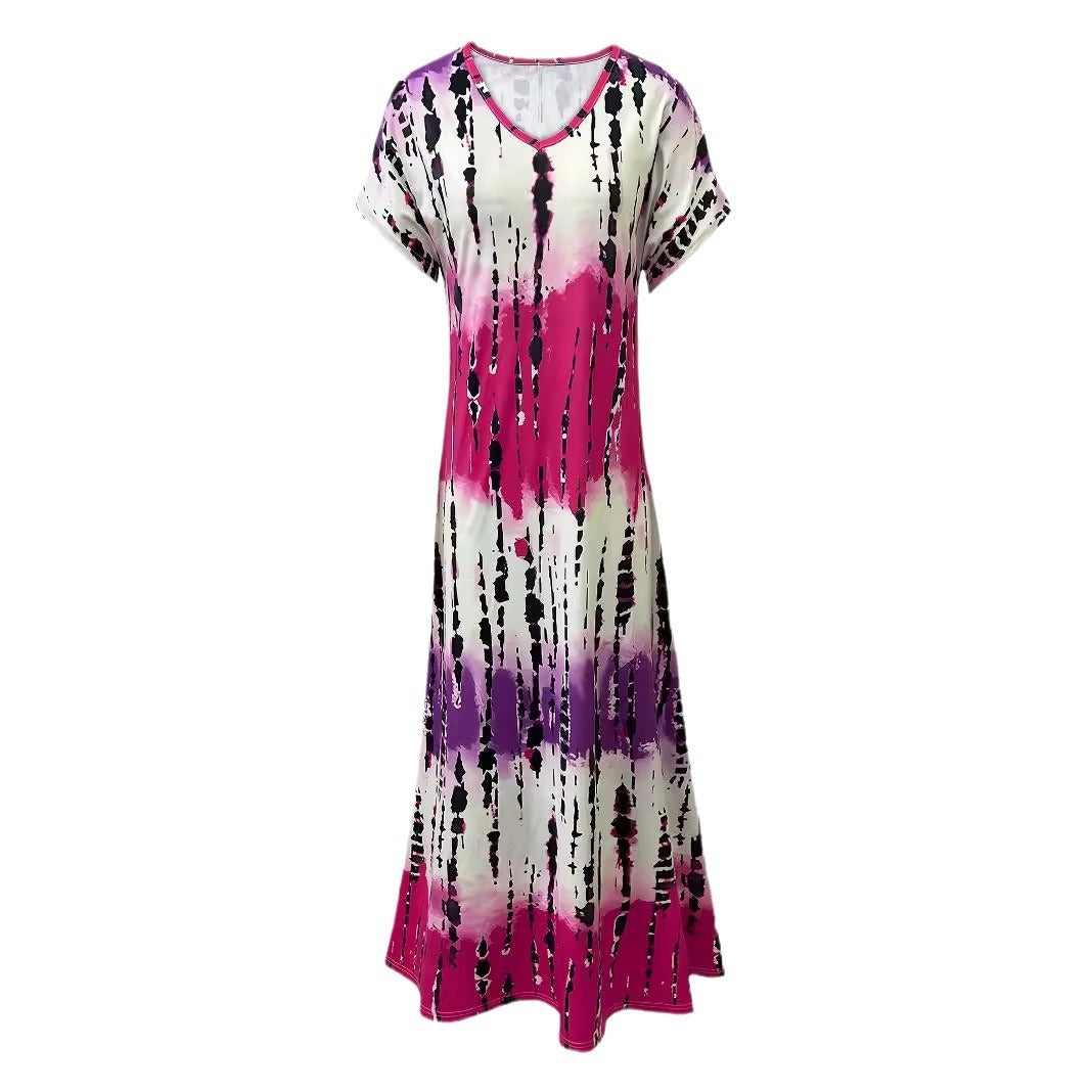 Chic Tie-Dye Maxi Dress Greta 