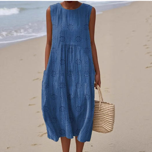 Pinterest-Inspired Greta  Sleeveless Summer Dress