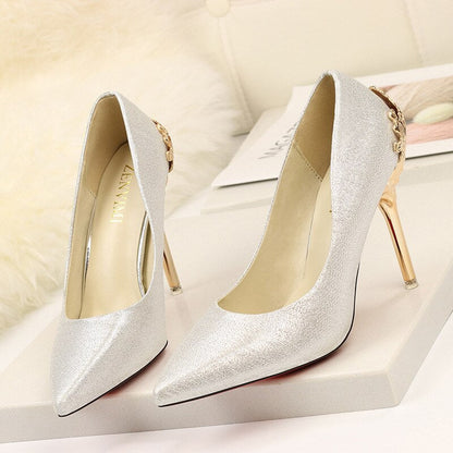 Elegant Suede High Heels by Greta 