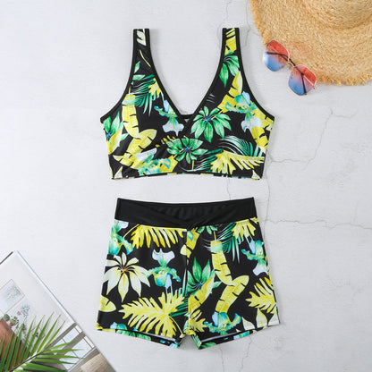 Vibrant Printed Boxer Bikini by Greta 