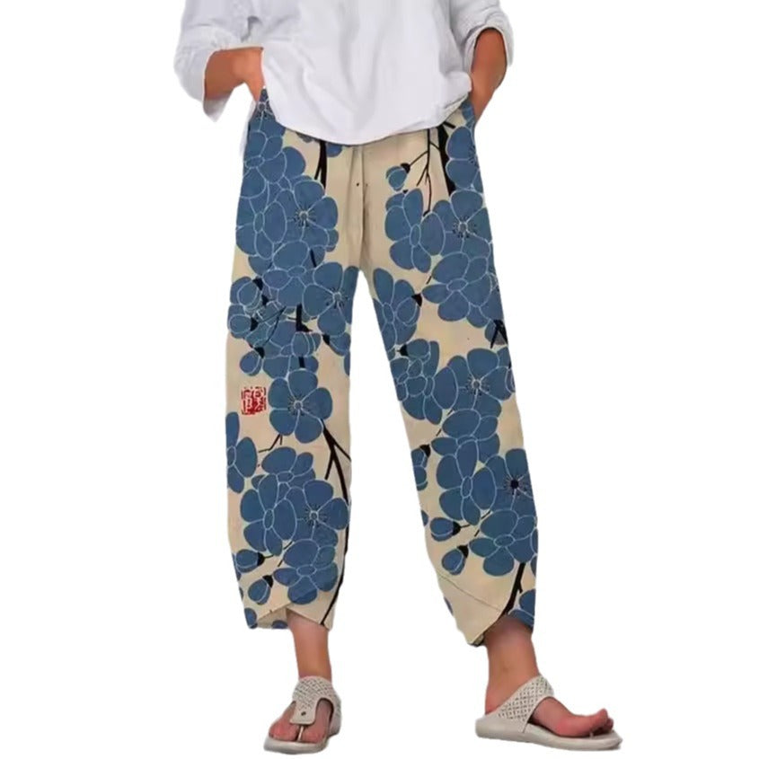 Artful Linen Greta  3D Pattern Pants