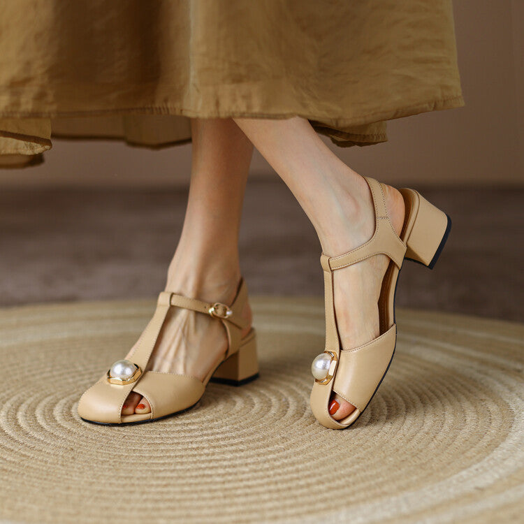 Chic T-Strap Greta  Summer Sandals