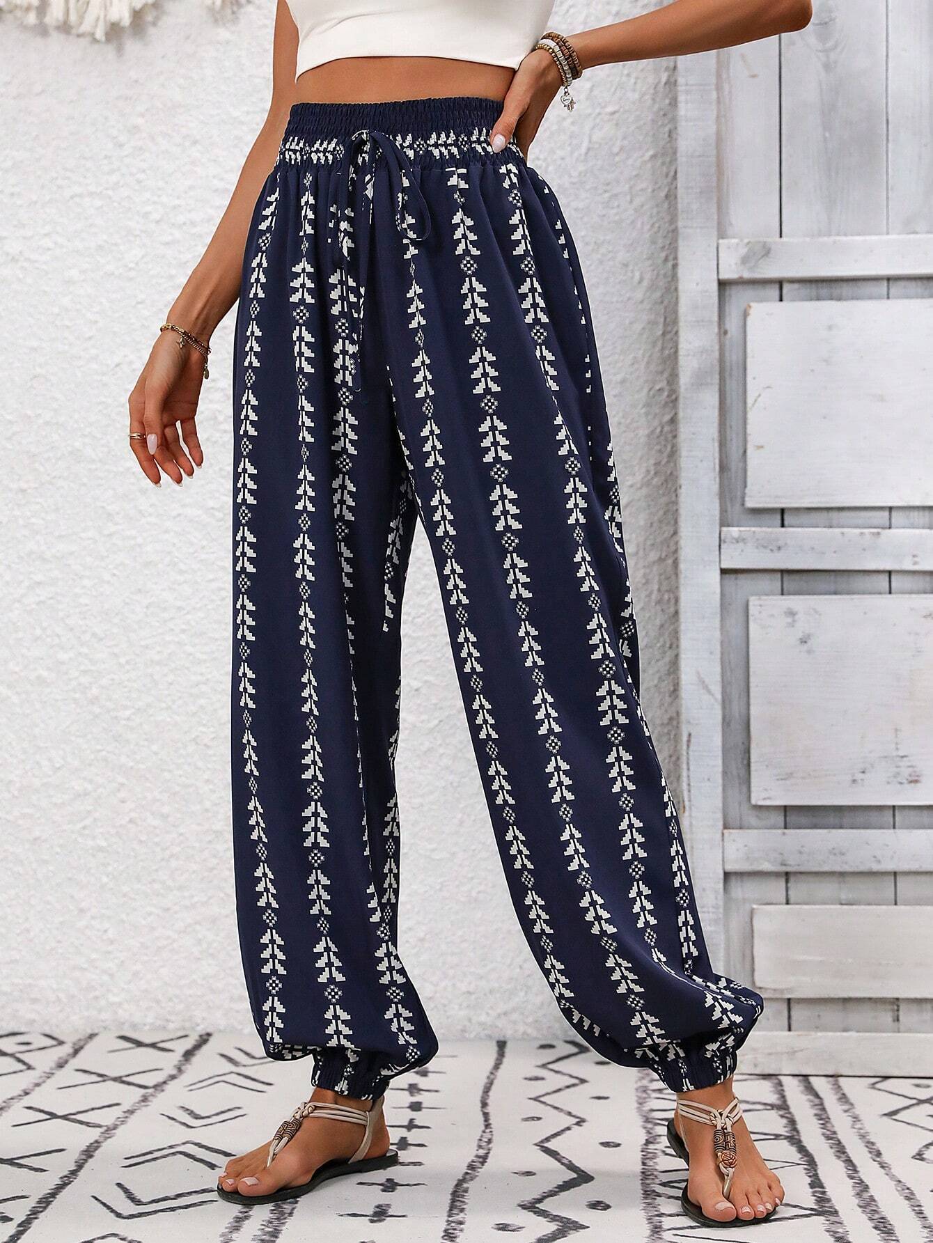 Boho Wide-Leg Pants by Greta 