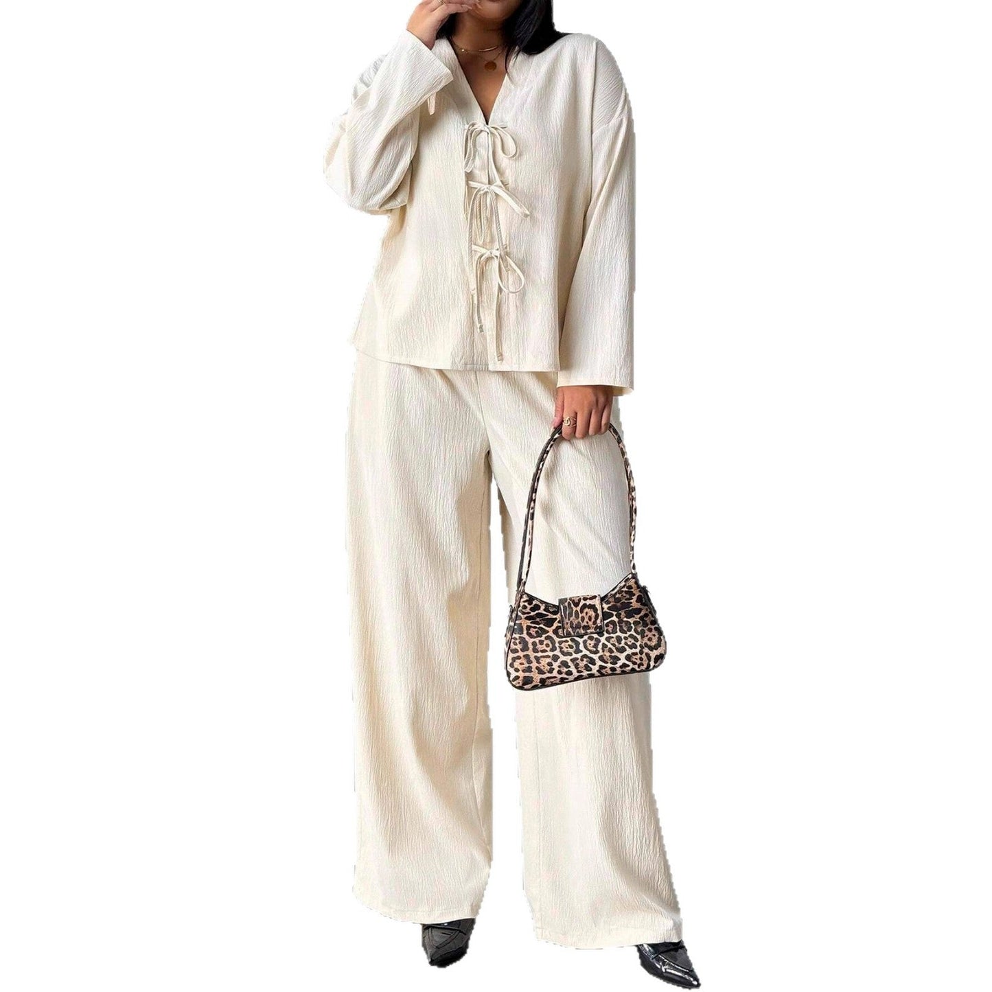 Elegant Apricot Lounge Set Greta  Womenswear