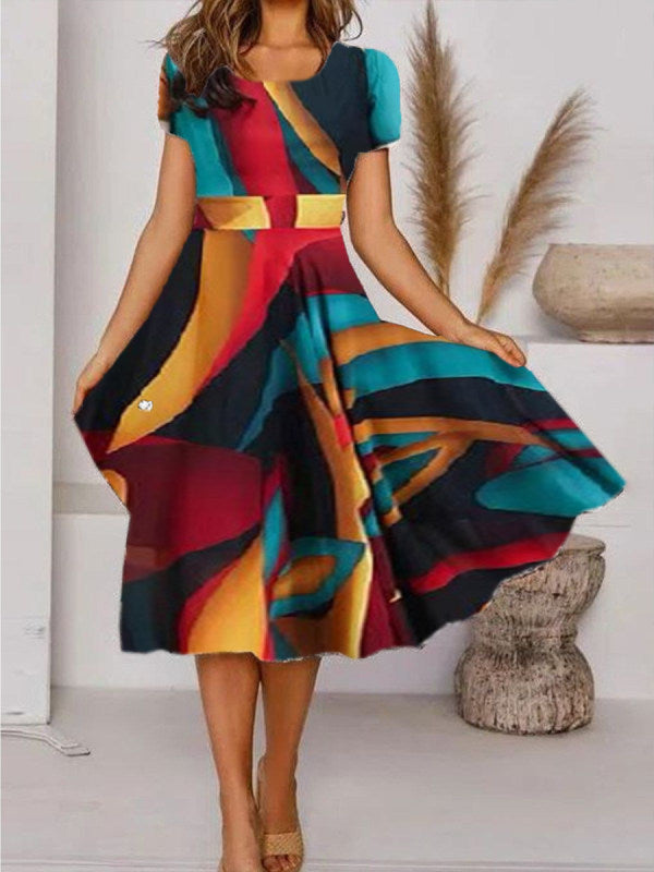 Floral Print Greta  Summer Everyday Dress