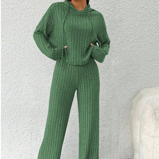 Cozy Striped Greta  Hoodie Lounge Set