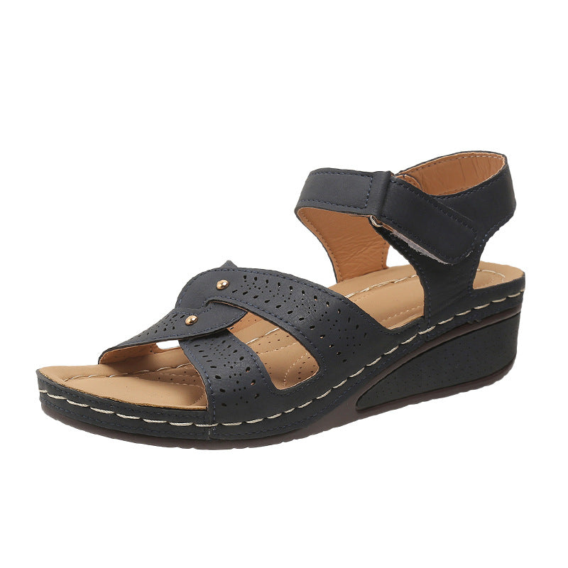 Chic Wedge Sandals by Greta 