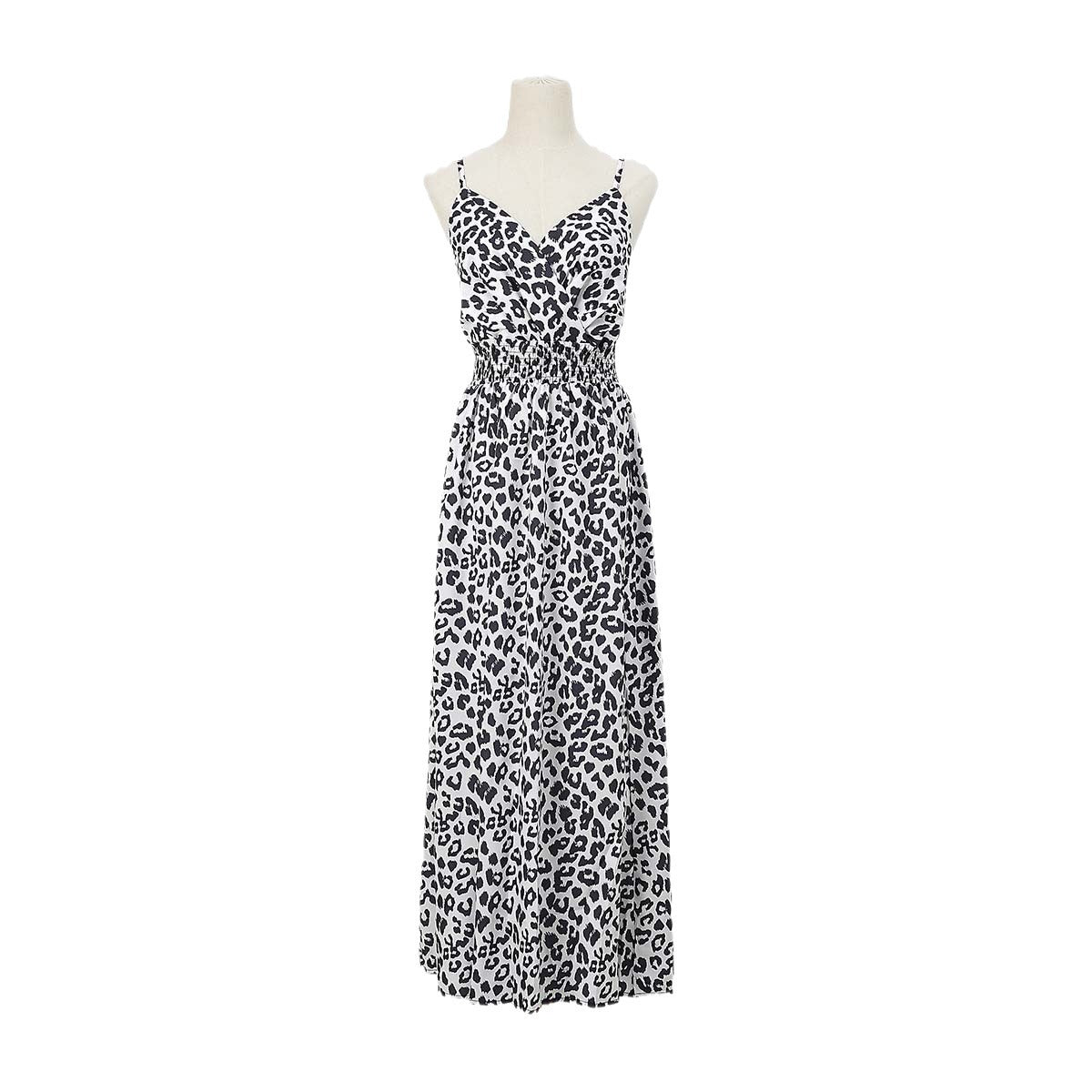 Leopard Print Sling Dress Greta  Summer Maxi