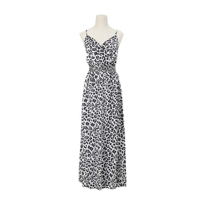 Leopard Print Sling Dress Greta  Summer Maxi
