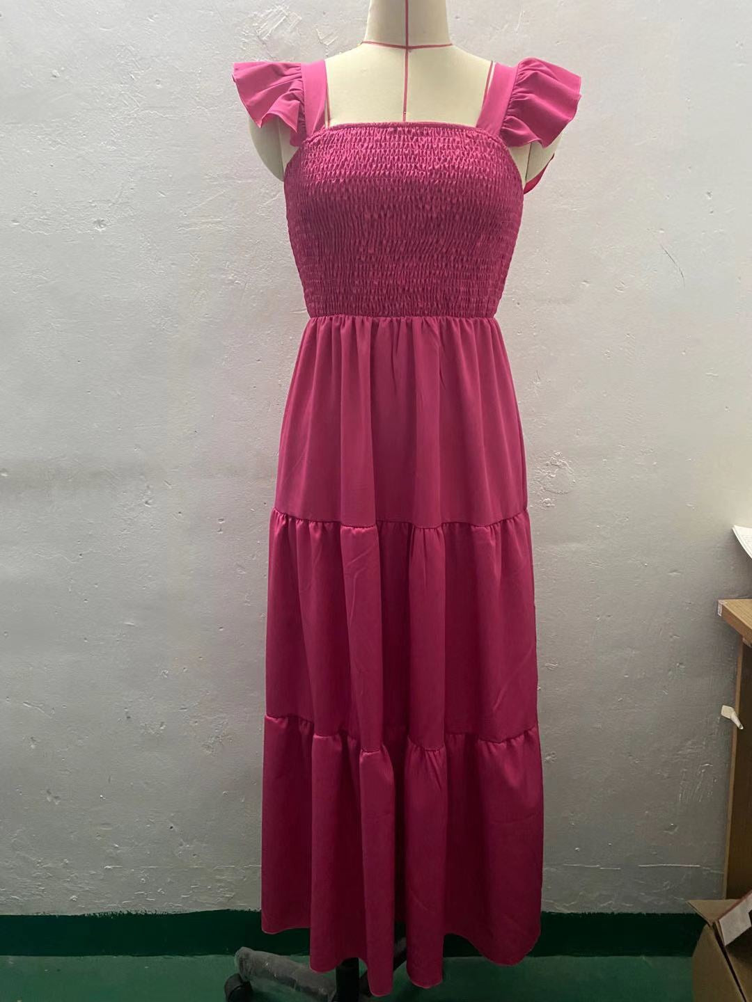 Chic Ruffle Maxi Dress by Greta 