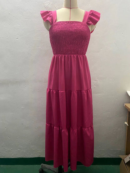 Chic Ruffle Maxi Dress by Greta 