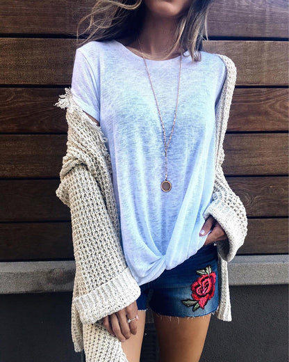 Chic Crossover Greta  Summer Blouse